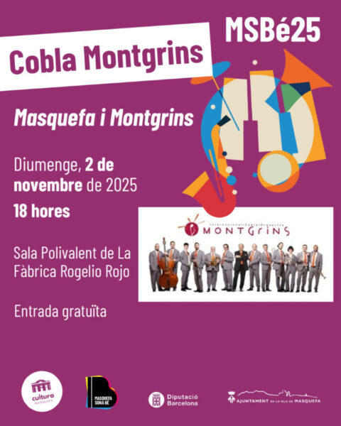 La Bustia cartell Cobla Montgrins Masquefa