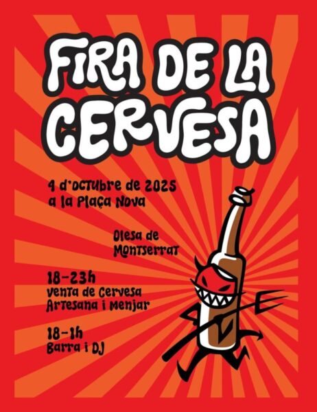 La Bustia cartell Fira Cervesa Olesa