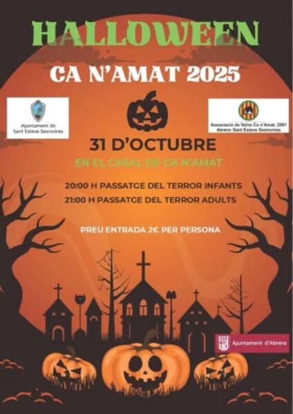 La Bustia cartell Halloween Sant Esteve