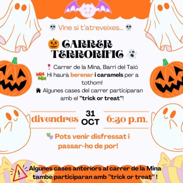 La Bustia cartell Halloween Taio Castellvi