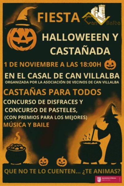 La Bustia cartell Halloween i Castanyada Abrera 2