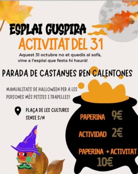 La Bustia cartell Halloween i Castanyada Martorell 4