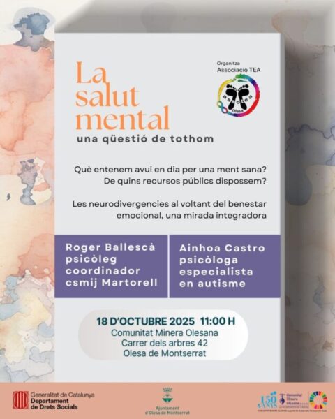 La Bustia cartell La salut mental Olesa