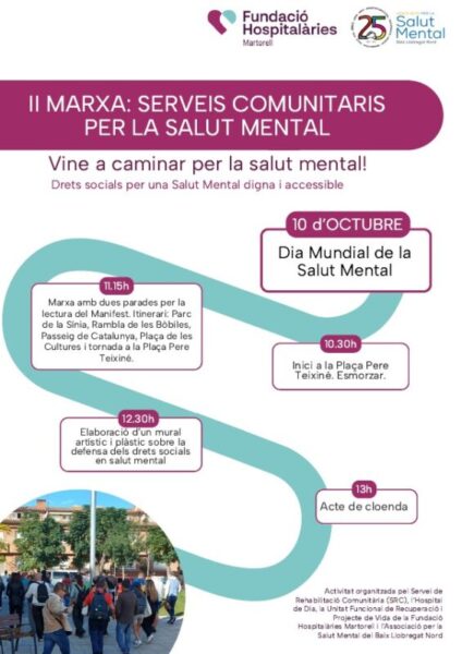 La Bustia cartell Marxa Dia Salut Mental