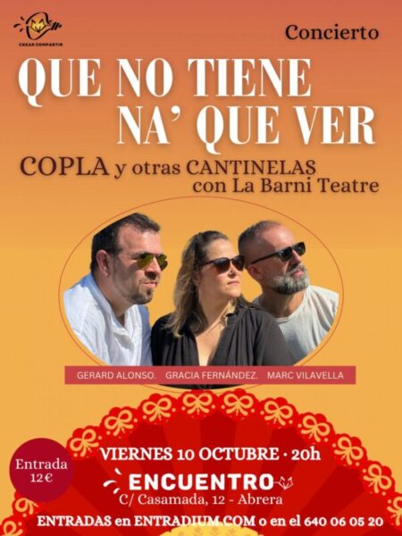 La Bustia cartell Que no tiene na que ver Crear compartir Abrera