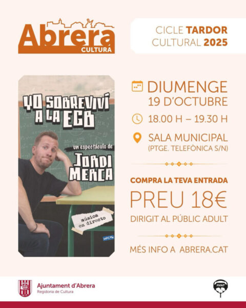 La Bustia cartell Yo sobrevivi a la EGB Abrera