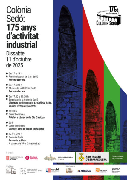La Bustia cartell aniversari Colonia Sedo