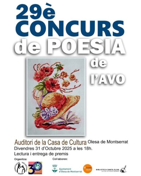 La Bustia cartell concurs poesia AVO