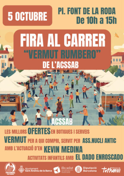 La Bustia cartell fira al carrer Sant Andreu