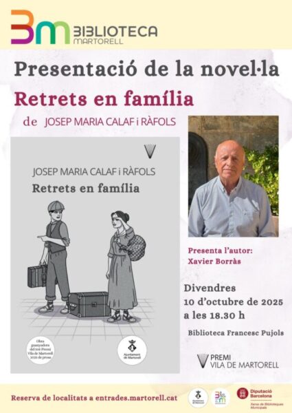 La Bustia cartell presentacio llibre Josep Maria Calaf