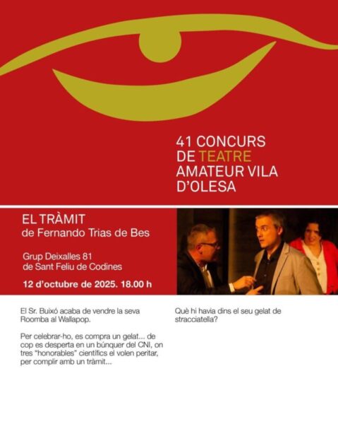 La Bustia cartell teatre Casal 11 octubre 2025 Olesa