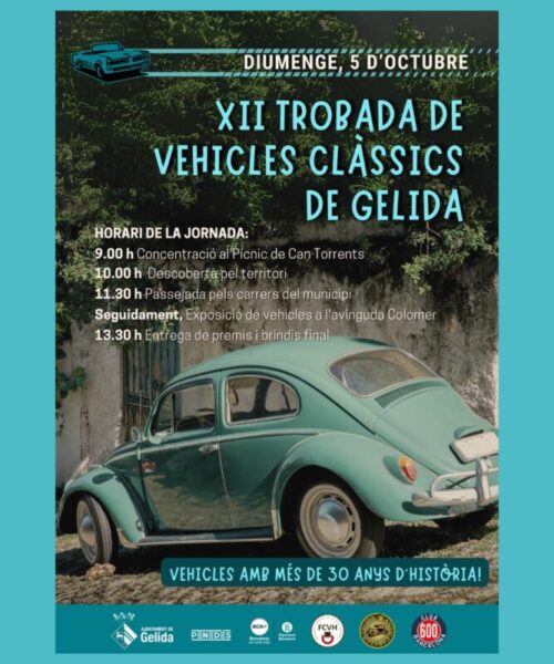 La Bustia cartell trobada vehicles classics Gelida