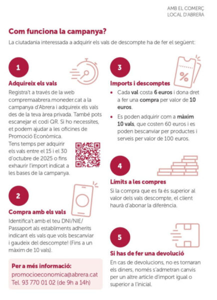 La Bustia cartells campanya comerç Abrera 2