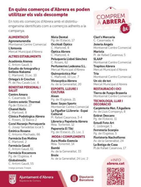 La Bustia cartells campanya comerç Abrera 3