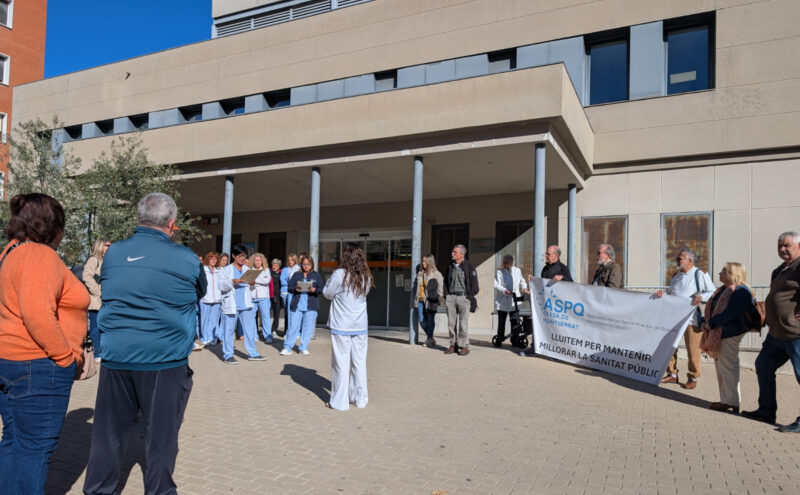 La Bustia concentracio infermeres CAP Olesa 27 octubre 2025