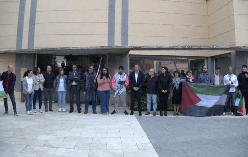 La Bustia concentracio suport Palestina i Flotilla 2 octubre 2025 Abrera
