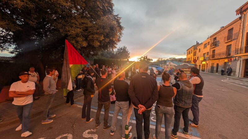 La Bustia concentracio suport Palestina i Flotilla 2 octubre 2025 Collbato