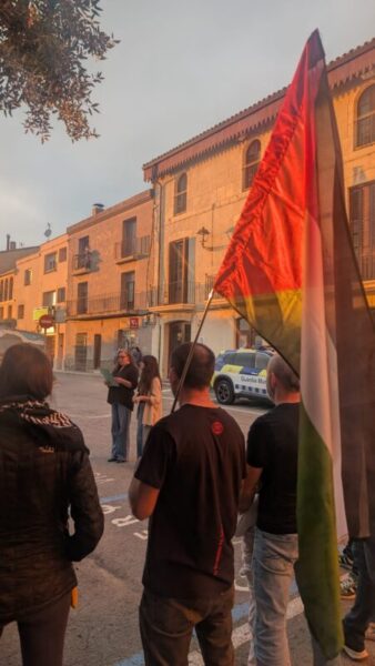 La Bustia concentracio suport Palestina i Flotilla 2 octubre 2025 Collbato