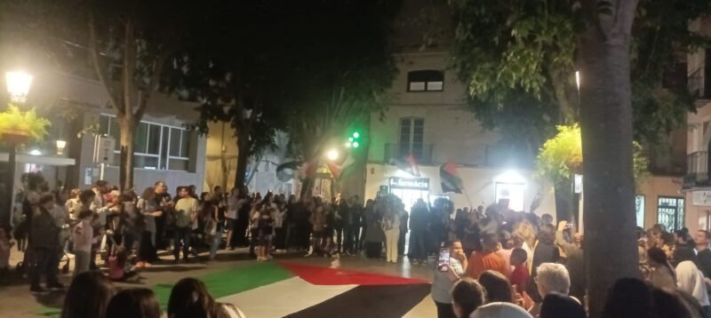 La Bustia concentracio suport Palestina i Flotilla 2 octubre 2025 Esparreguera