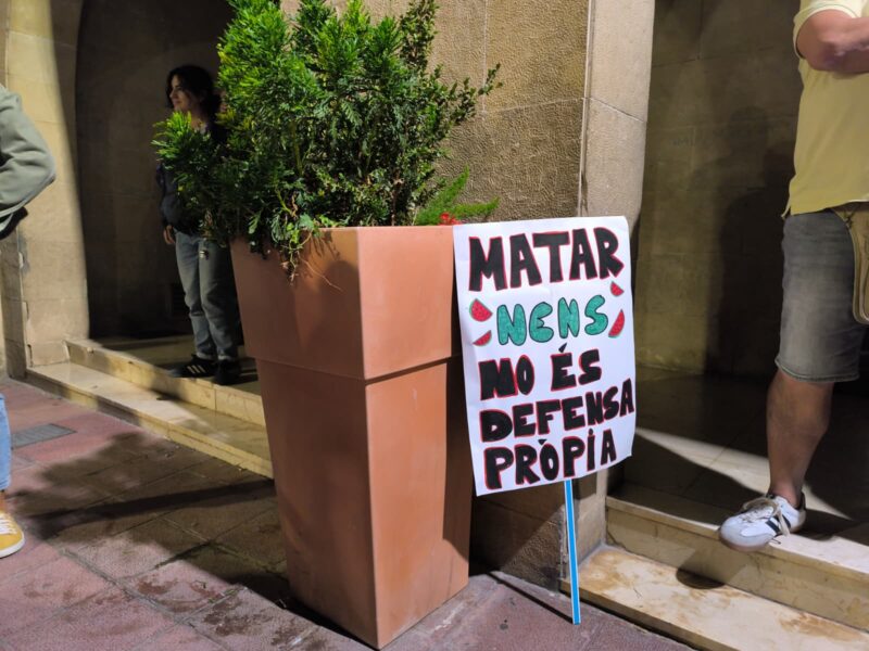 La Bustia concentracio suport Palestina i Flotilla 2 octubre 2025 Martorell