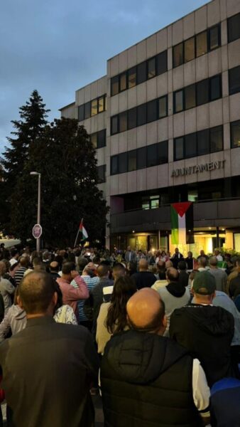 La Bustia concentracio suport Palestina i Flotilla 2 octubre 2025 Sant Andreu