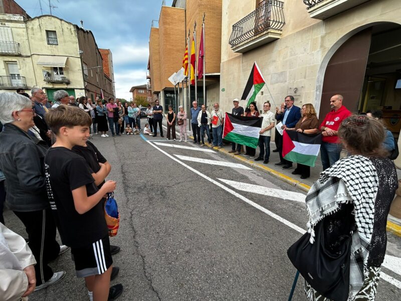 La Bustia concentracio suport Palestina i Flotilla 2 octubre 2025 Sant Esteve