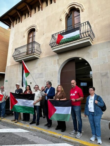 La Bustia concentracio suport Palestina i Flotilla 2 octubre 2025 Sant Esteve