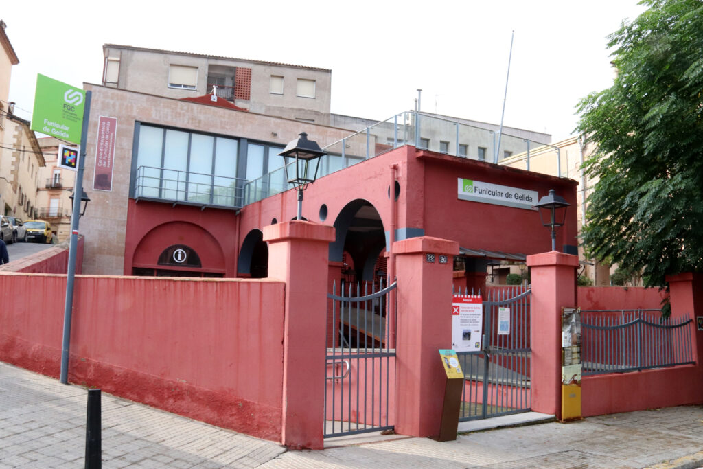 La Bustia estacio superior Funicular Gelida