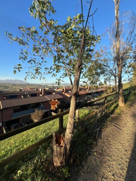 La Bustia forts vents Gelida 1