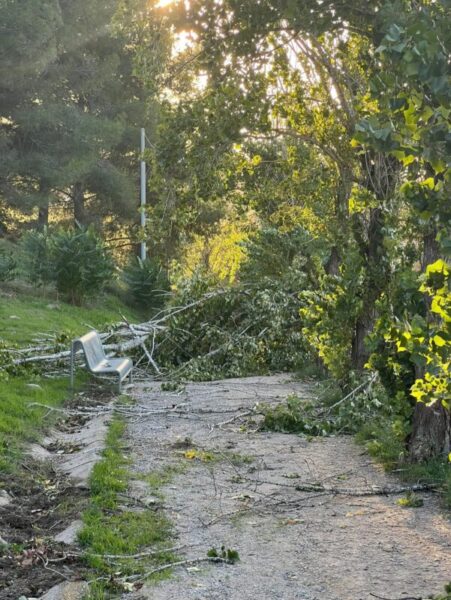 La Bustia forts vents Gelida 9