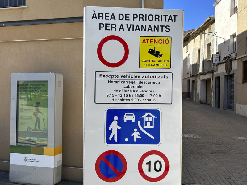 La Bustia illa vianants Esparreguera