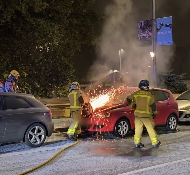 La Bustia incendi cotxe Martorell 17 octubre 5