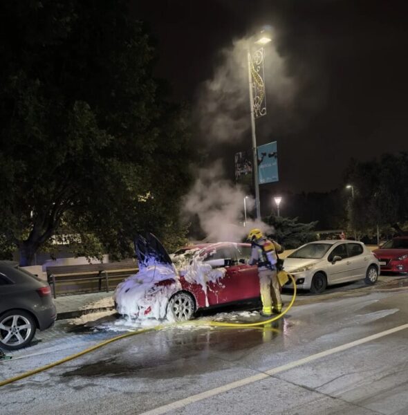 La Bustia incendi cotxe Martorell 17 octubre 6