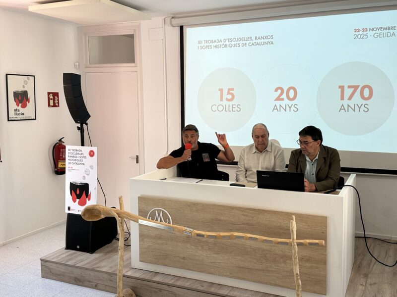 La Bustia presentacio Trobada escudelles i apats Catalunya 2025 Gelida