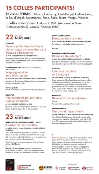 La Bustia programa 12a trobada apats Catalunya Gelida 2025