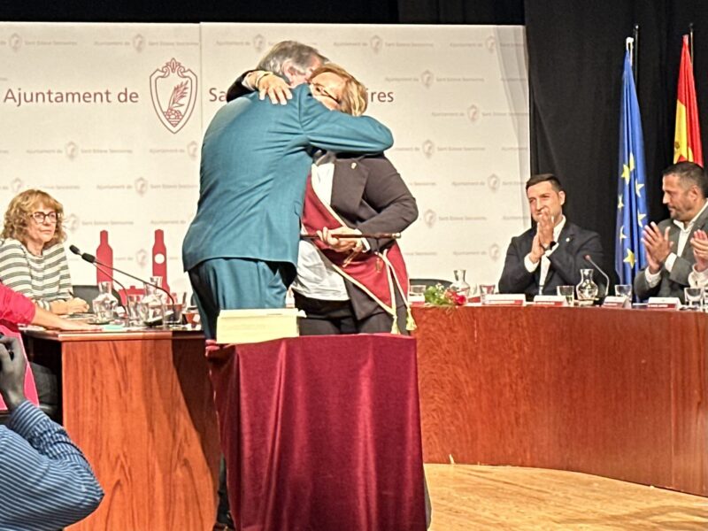 La Bustia relleu alcaldia Sant Esteve 2025 Enric Carbonell Roser Brosed foto La Bustia foto La Bustia