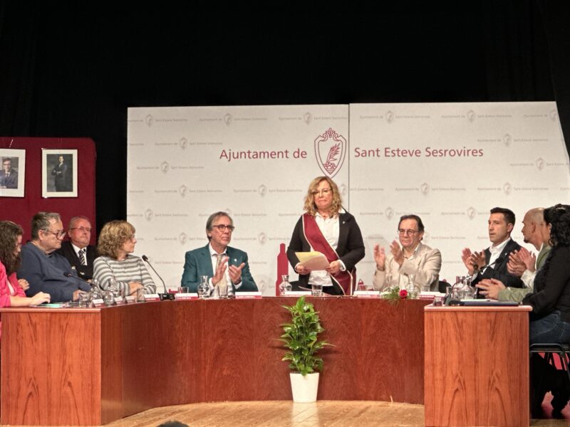 La Bustia relleu alcaldia Sant Esteve 2025 Enric Carbonell Roser Brosed foto La Bustia foto La Bustia