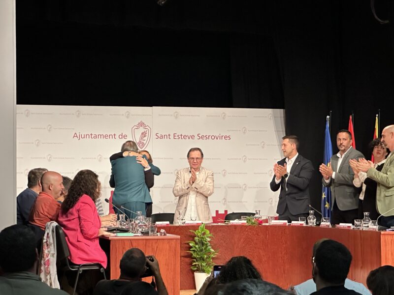 La Bustia relleu alcaldia Sant Esteve 2025 Enric Carbonell Roser Brosed foto La Bustia foto La Bustia