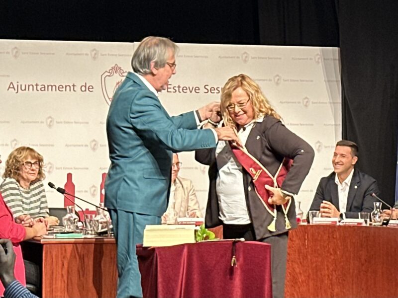 La Bustia relleu alcaldia Sant Esteve 2025 Enric Carbonell Roser Brosed foto La Bustia foto La Bustia