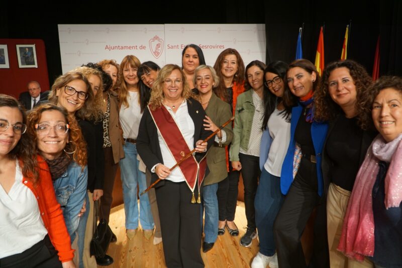 La Bustia relleu alcaldia Sant Esteve 2025 Enric Carbonell Roser Brosed foto PSC 5