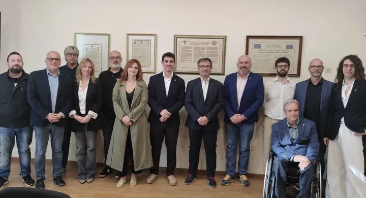 La Bustia visita institucional Festa Miquelets Olesa 6