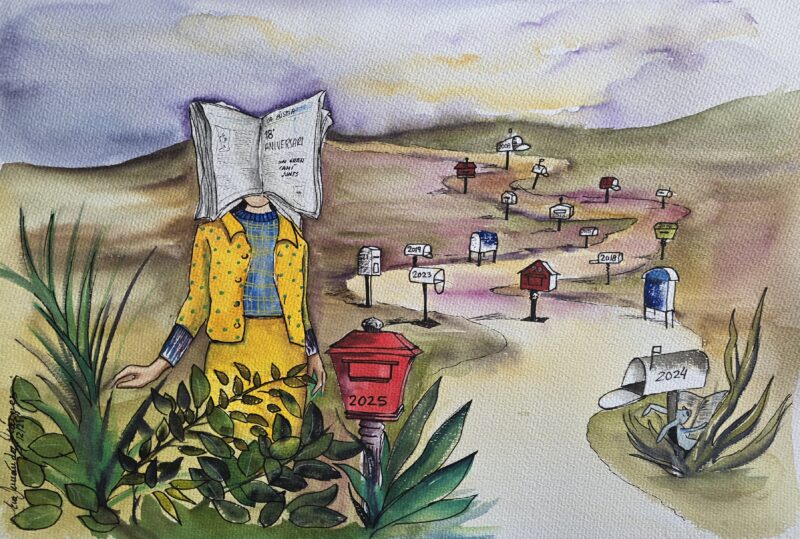 La Bustia 18 anys dibuix Eva Fernandez novembre 2025