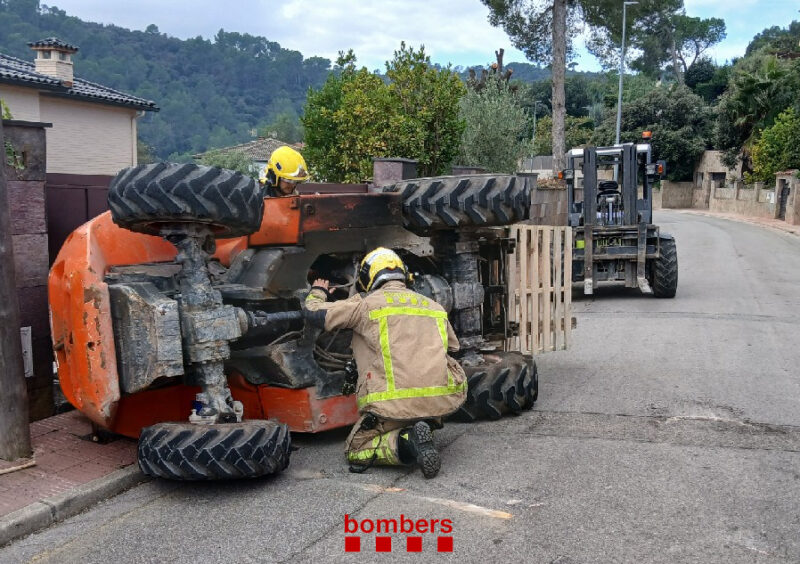 La Bustia carreto bolcat Castellvi