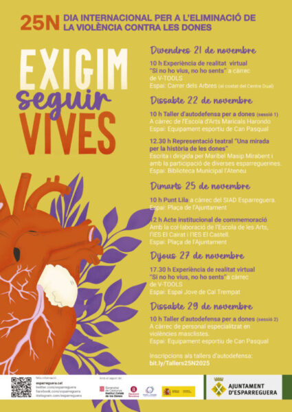 La Bustia cartell 25N Esparreguera