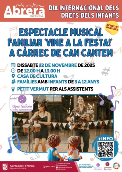 La Bustia cartell Dia Drets Infants Abrera