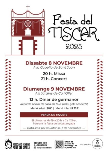 La Bustia cartell Festa del Tiscar