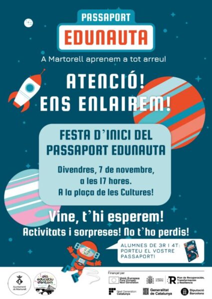 La Bustia cartell Passaport Edunauta Martorell
