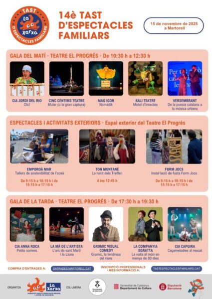 La Bustia cartell Tast Espectacles Familiars