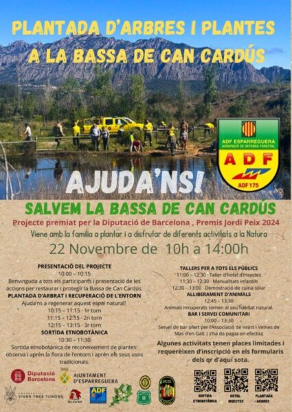 La Bustia cartell activitat ADF Esparreguera Bassa Can Cardus
