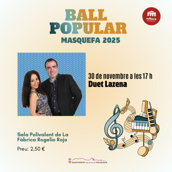 La Bustia cartell ball popular Masquefa